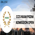 CCS NIAM PGDM Admission Open